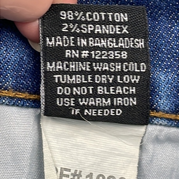 Refuel Denim Faded Acid Wash Jeans Blue Sz 46x32 - Picture 10 of 10